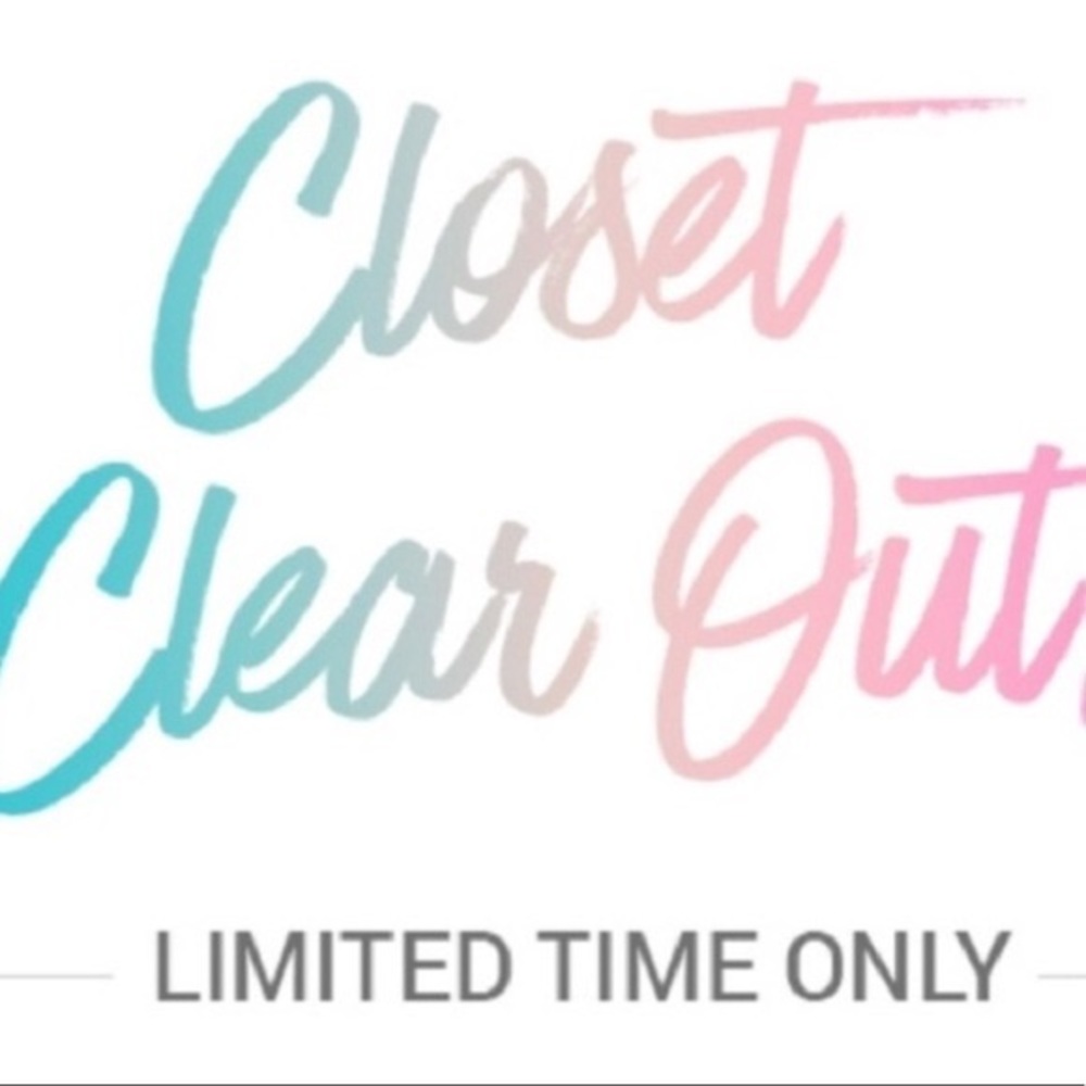 Closet clearance everything must go